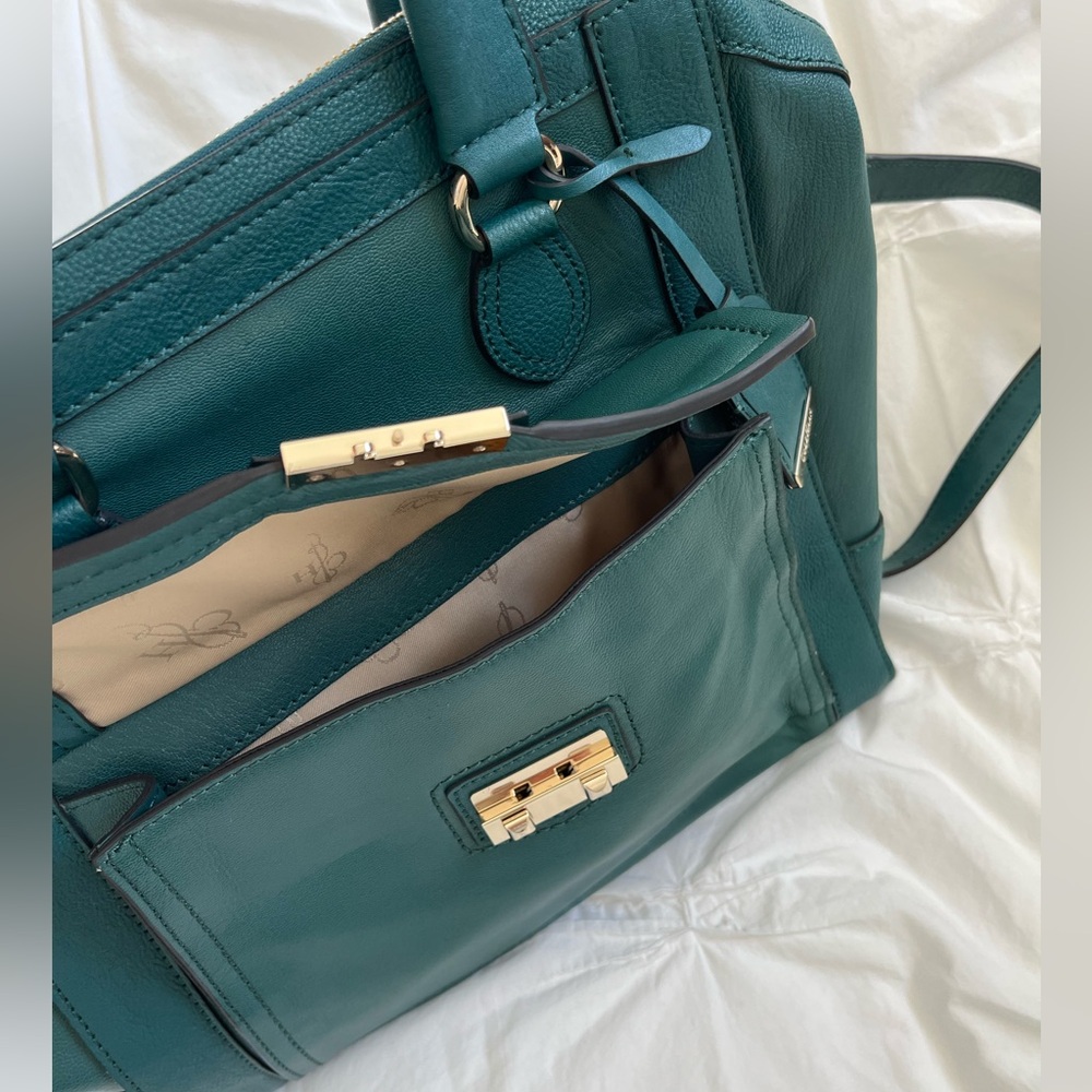 Cole Haan Teal Leather Satchel